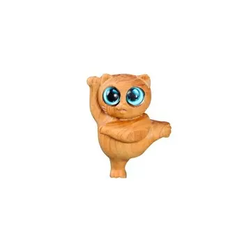 Миниатюрная танцующая кошка из дерева