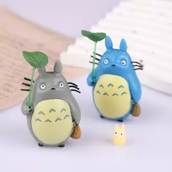 Миниатюрные фигурки Тоторо из смолы WHPHous