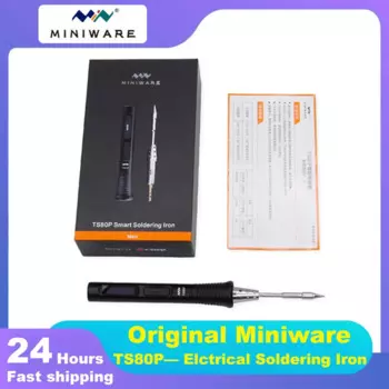 Миниатюрный портативный цифровой мини-паяльник TS80P, паяльник с регулируемой температурой и OLED-дисплеем, наконечники QC3.0 PD2.0 45 Вт