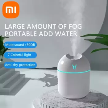 Миниатюрный увлажнитель воздуха Xiaomi с USB, ароматерапия, диффузор эфирного масла, автомобильный ультразвуковой тихий распылитель, увлажнитель воздуха со светодиодной подсветкой