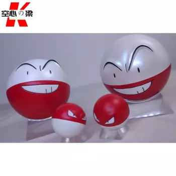 [Мир в масштабе 1/20] Voltorb & электрод Thunderball & Naughty Thunderball игрушечная фигурка украшение