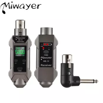 Miwayer UHF профессиональная беспроводная Фотосессия и ресивер Беспроводная система фотография для динамического микрофона