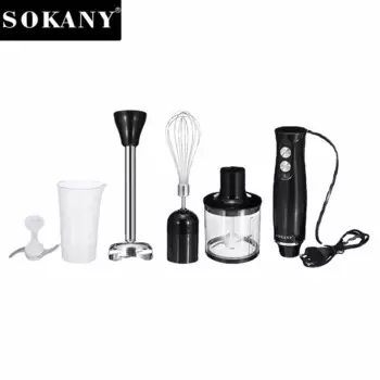 Портативный блендер Sokany 4 в 1 500 Вт черный