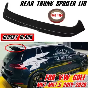 MK7 MK7.5 спойлер крыло губа стиль OS искусственная Автомобильная крышка удлинитель защитное крыло для VW для Golf MK7 MK7 2014-2020