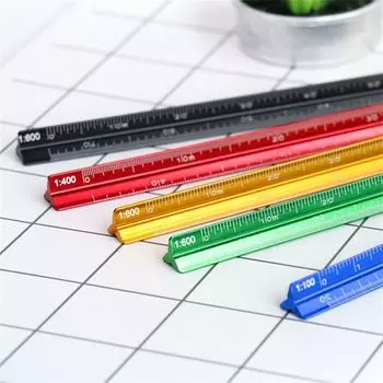 Многофункциональная алюминиевая треугольная линейка 15 см/30 см