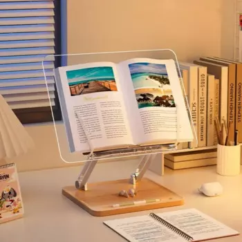 Многофункциональная книжная полка поднимает детскую акриловую подставку для чтения настольная полка для хранения книжная Вертикальная плоская подставка для студентов