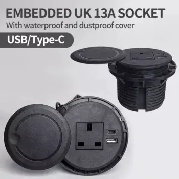 Многофункциональная настольная Розетка с USB Type-C
