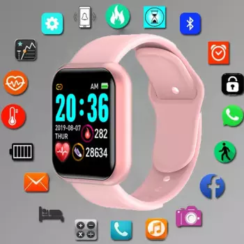 Многофункциональные умные часы для мужчин и женщин, Bluetooth, подключенный телефон, музыка, фитнес, спортивный браслет, монитор сна Y68, умные часы
