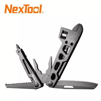 Многофункциональный гаечный ключ NexTool 9 в 1, складной инструмент, многофункциональные плоскогубцы, пила для дерева, шлицевые отвертки, многофункциональные инструменты для кемпинга