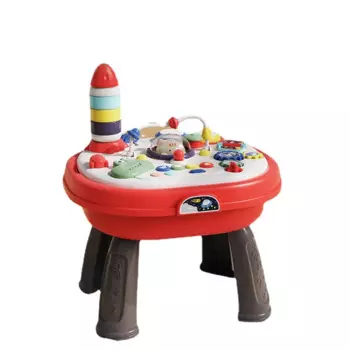 Многофункциональный игровой стол-пазл Hxl, 1 год, 3 детских игрушки, стол для раннего обучения, строительный стол