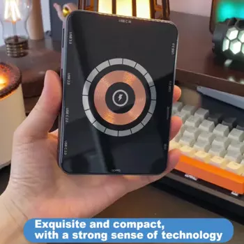 Многопортовый адаптер USB C Hub, с 6 USB на телефон, кардридер SD/TF, беспроводное зарядное устройство, док-станция usb c для других устройств типа C