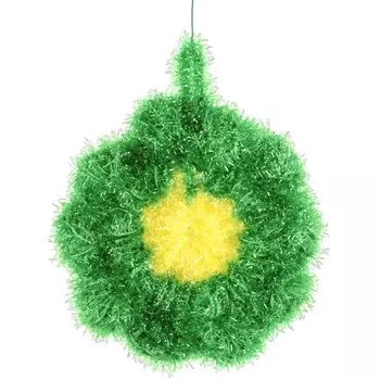 Многоразовый полиэстерный скребок для посуды Flower Shape