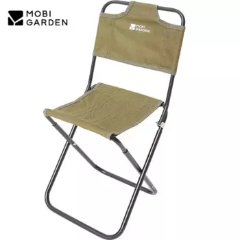 MOBI GARDEN складной стул для кемпинга и рыбалки 350 г сверхлегкая портативная спинка из алюминиевого сплава мини-скамейки сиденья на открытом воздухе