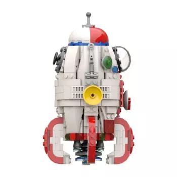 MOC Captain Olimar S.S. Набор строительных блоков Dolphin Rocket, Детский конструктор, космический корабль