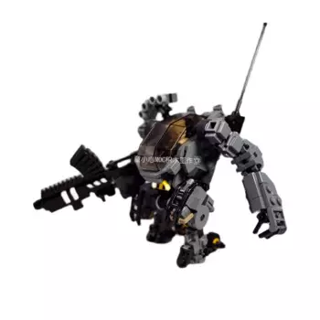 MOC Mecha Series маленькая серая фотосессия DIY модель головоломка коллекция эксперты кирпичные игрушки Образование для детей Рождественский подарок