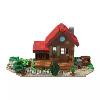 MOC Stardew Valley фермерский конструктор Модель средневековой сельской фермы креативное животное Классическая конструкция набор блоков, игрушки подарок