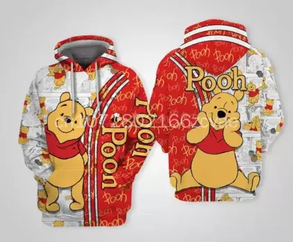 Модель 2024 года, верхняя одежда Disney, модный уличный пуловер в минималистичном стиле с объемным рисунком, Повседневная Толстовка, одежда y2k, толстовки, Дамская одежда, карманы