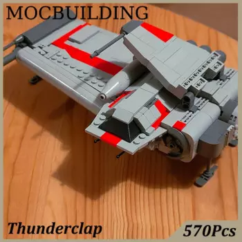 Модель игрушечного штурмового ремесла Thunderclaped, конструктор MOC, игрушки для детей, подарок на день рождения