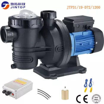 (Модель JTP31/19-D72/1200) JINTOP насос для солнечного поверхностного бассейна, постоянный ток 72 в, 1200 Вт, Солнечный водяной насос для поверхности, максимальный расход, 31 м, 3 ч, для сельского хозяйства