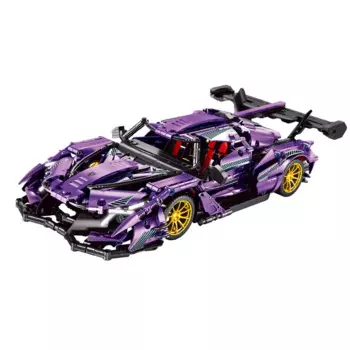 Модель MJI MOC 8614, 1266 + деталей, конструктор сборный «сделай сам», игрушечный автомобиль, роскошный спортивный гоночный автомобиль, наборы строительных блоков, детская развивающая игрушка
