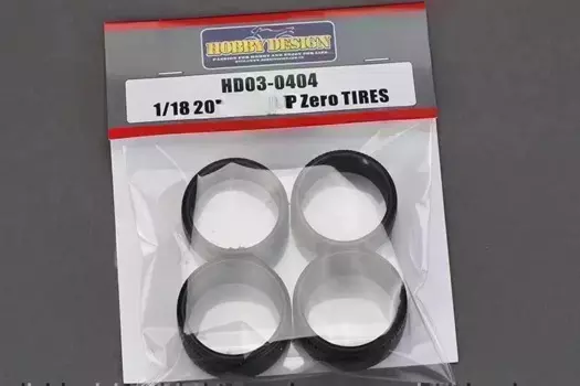 Модель шины HobbyDesign 1:18, 20 дюймов, зеркальная модель, аксессуары для модификации и сборки