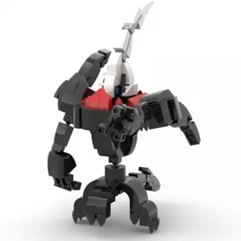 Моделирование животных MOC роботы аниме модель в сборе мелкие частицы конструктор антистресс Aldult игрушки для детей Кирпич игрушка
