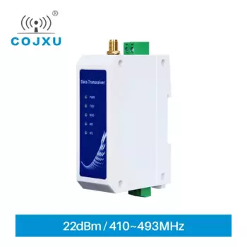 Модем LoRa RS485 Modbus, 433 МГц, 22 дБм, 5 км, беспроводная радиостанция с защитой от помех дальнего действия COJXU E95-DTU (400SL22P-485)