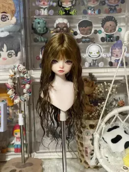 Модная кудрявая шаль, кукольные волосы MDD, женский парик 1/4 1/6 BJD, бесплатная доставка