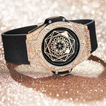 Модные мужские часы Iced Out, брендовые повседневные часы ONOLA с резиновым ремешком, водонепроницаемые кварцевые часы, роскошные мужские наручные часы с бриллиантами и розой