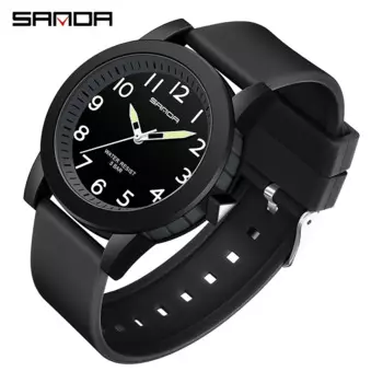 Модные Sanda 3220, лучшие брендовые новые спортивные военные мужские часы, повседневные аналоговые кварцевые часы, водонепроницаемые мужские часы 50 м, Relogio Masculino