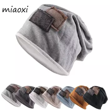 Модные шапочки для взрослых унисекс Мягкая весенне-Осенняя шапка для женщин наклейки шапки повседневные уличные Брендовые спортивные шапки