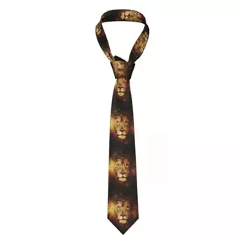 Модный галстук льва Иуды для мужчин, персонализированный Шелковый деловой ГАЛСТУК христианской веры Иуды