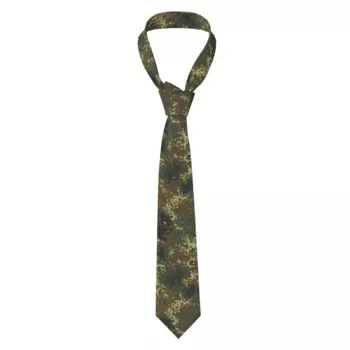 Модный мужской галстук под заказ Flecktarn, камуфляжный галстук, всесезонный галстук, подарок на день рождения