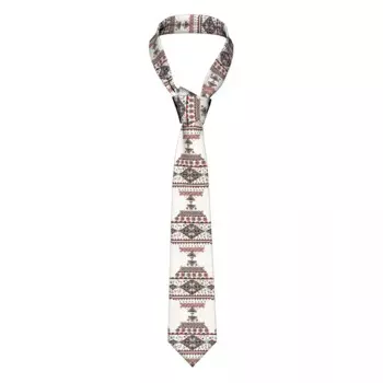 Модный мужской галстук с рисунком Kabyle Amazigh, Шелковый берберский галстук с символом искусства деловой шейный галстук