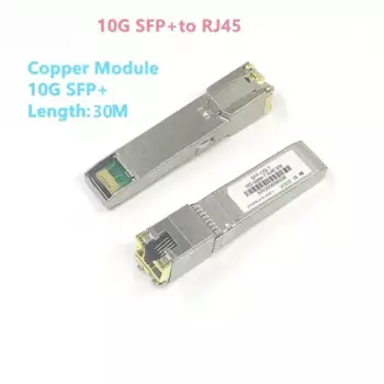 Модуль Koper RJ45 10 Гб Sfp RJ45 Модуль 10GBase-T Koper sfp 30 м для Cisco Mikrotik Tp-Link D-Link