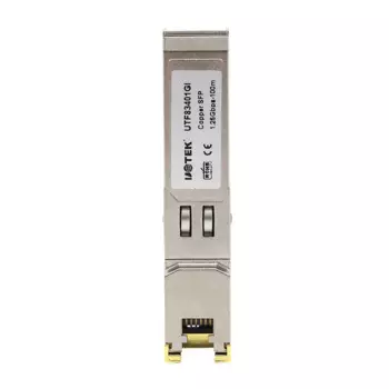 Модуль медного трансивера UOTEK 1000BASE-T SFP, интерфейс RJ45, 1,25 Гб/с, горячее подключение UTF83401GI