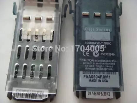 Модуль оптоволоконного оборудования 1000BASE-T GBIC WS-G5482, оригинал, как на фото