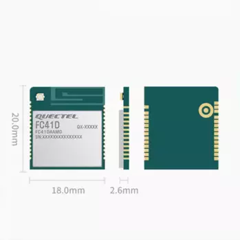 Модуль Quectel FC41D с низким энергопотреблением Wi-Fi и BT AP/STA IPv6 ARM968 PIN/IPEX4/PCB для Европы, Северной Америки, Бразилии, Кореи, Японии