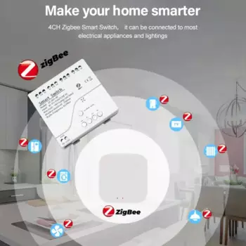 Модуль смарт-выключателя Zigbee с поддержкой Wi-Fi и голосовым управлением