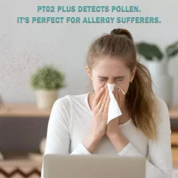 Монитор качества воздуха PT02 Plus, Wi-Fi, обнаруживает пыльцу TVOC CO CO2 PM2.5 1,0 Temp RH IoT контроллер, регистратор данных RS485, европейская вилка