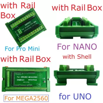 Монтажный винтовой клеммный блок на DIN-рейку, модуль адаптера для Arduino UNO/MEGA2560/NANO/Pro Mini Board