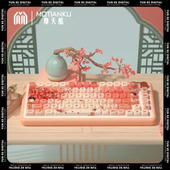 Motianku Kawaii клавиши для механической клавиатуры PBT Сублимация 158 клавиш MDA оригинальный рост в национальном стиле ПК