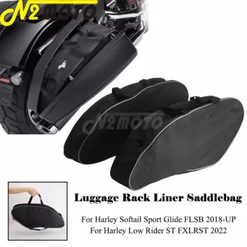 Мотоциклетная седельная сумка, багажник, вкладыши, сумка для Harley FLSB Softail Sport Glide 2018 2021 2020 FXLRST Low Rider ST 2022