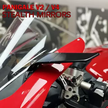 Мотоциклетное зеркало заднего вида для Ducati Panigale V2 955 V4 1100 Stealth Sport Winglet, наборы регулируемых зеркал