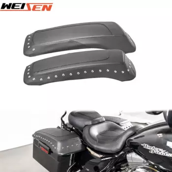 Мотоциклетные сиденья, крышки седельной сумки из искусственной кожи для Harley Touring Electra Road King Street Glide Road Glide 1993-2013 годов FLHT FLHX
