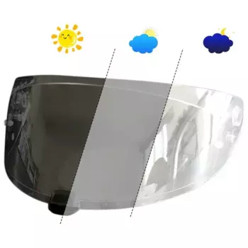 Мотоциклетный шлем, фотохромный козырек, очки для HJC I70 I10, козырек для шлема, Ультрафиолетовый автоматический hromic объектив
