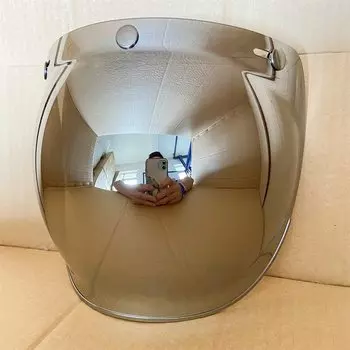 Мотоциклетный шлем с пузырьковым козырьком, откидной открытый лицевой высокопрочный аксессуар для Casco Moto BV01