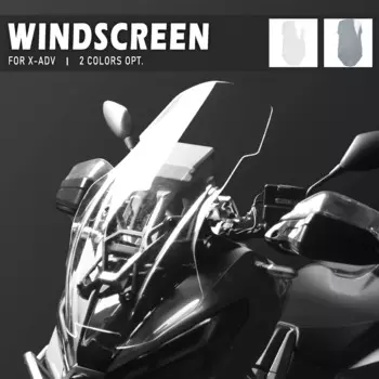 Motorcycle Accessories Windshield Windscreen Double Bubble Deflector Visor For Honda X-ADV750 XADV X-ADV 750 XADV750 2021-2024