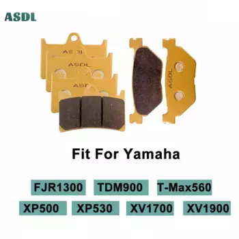 Передние и задние тормозные колодки мотоцикла для Yamaha T-Max 530 XP 530 TDM 900 XT 1200 XV 1700 1900 FJR 1300 FJR1300 TDM900 XP500