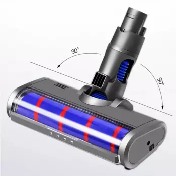 Моторизованная насадка для щетки для пола, инструмент для пылесоса Dyson V6 V8 V7 V10 V11, мягкая подметальная машина, роликовая насадка, щетка для пола для Dyson V6